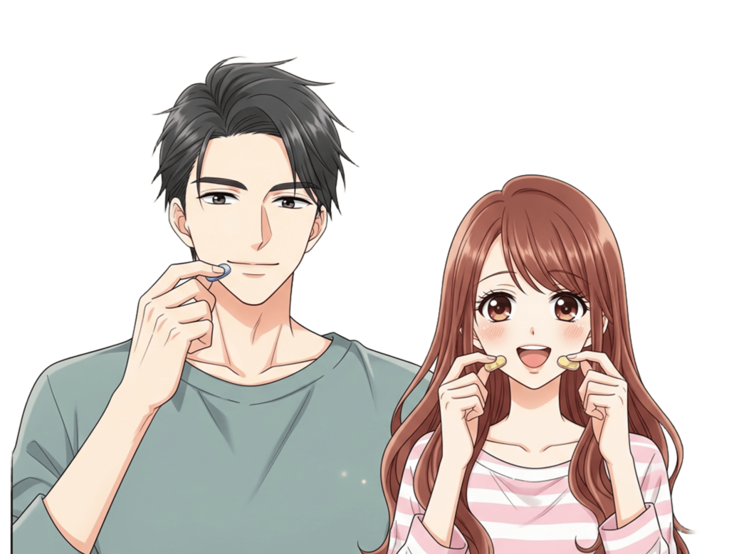 カップルでの摂取(男性の精子質改善)