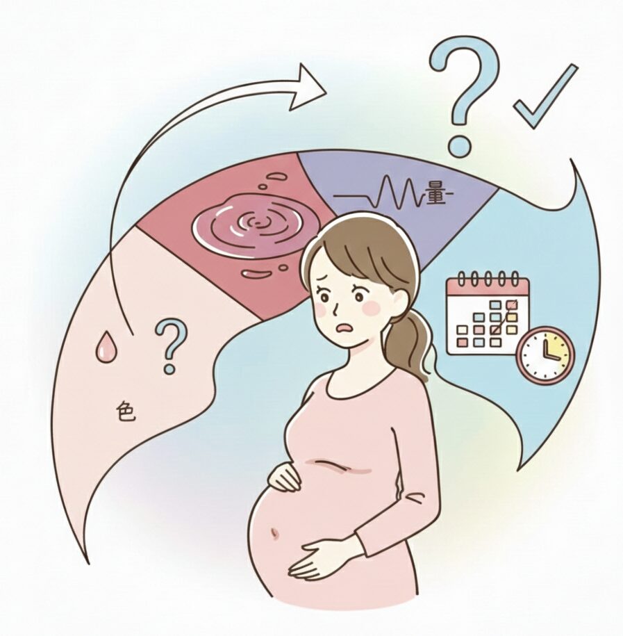 妊娠中の出血は大丈夫?|色・量・時期でリスクは変わる