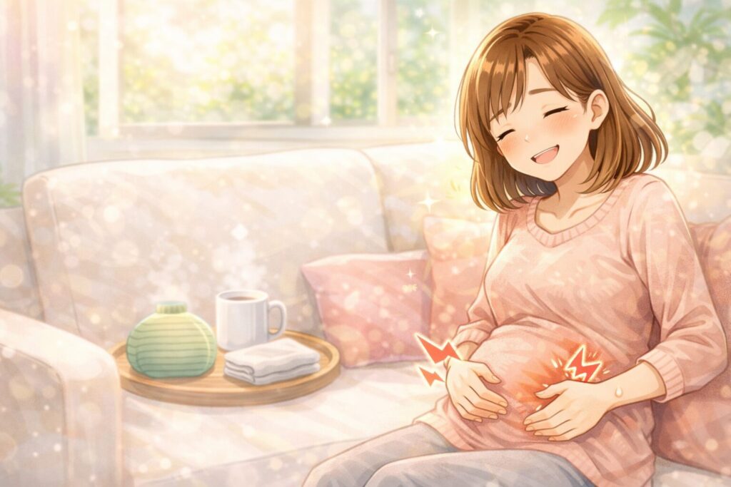 【現役産科医解説】妊娠初期のお腹チクチクは大丈夫？原因4つと受診目安・対処法