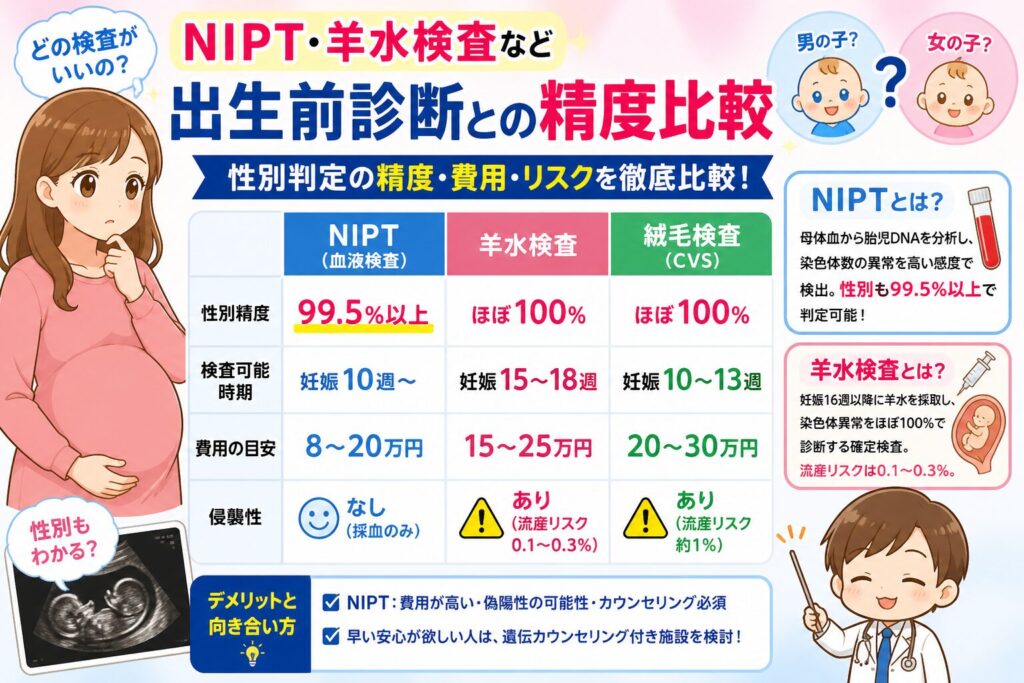 【現役医師が解説！】お腹の出方で性別がわかる？ジンクス?性別判定統計データと最新エコー予測の的中率を比較