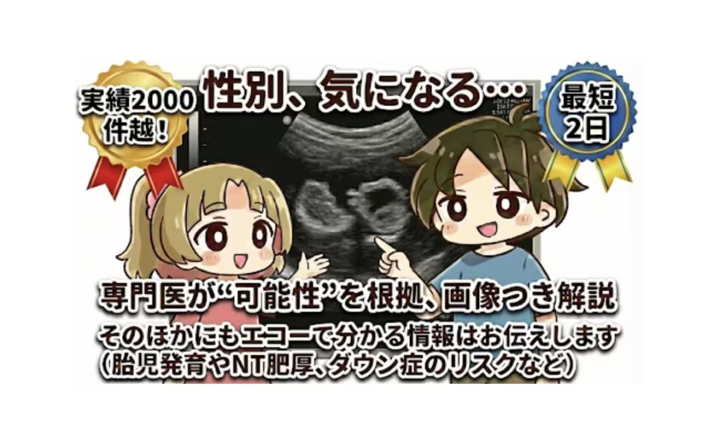 『次の健診までモヤモヤしたくない』産婦人科医がエコー・性別判断の専門サービスを続ける本当の理由